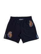 MANTO TIGERS FIGHT SHORTS-black